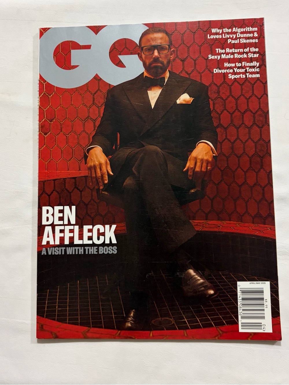 GQ Ben Affleck “A Visit With The Boss” Issue April/May 2025 Magazine